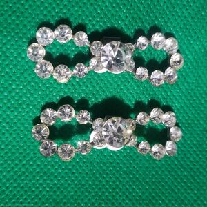 Vintage Crystal shoe clips
